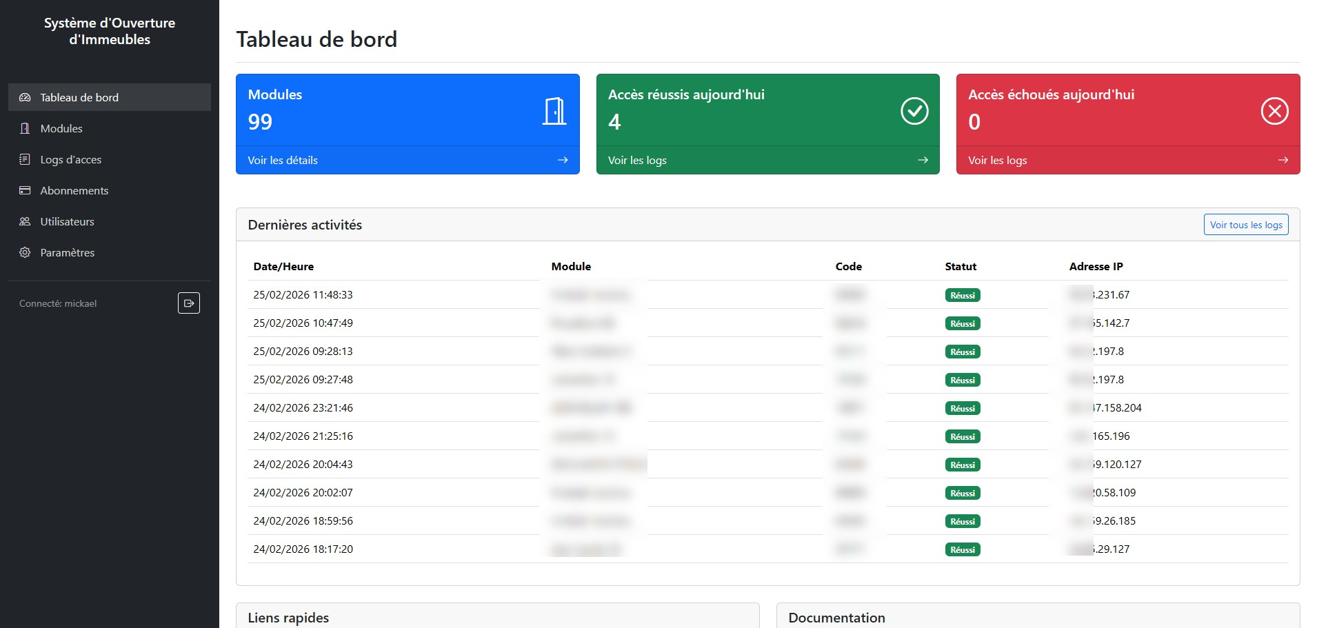 OpenIMM - Gestion d'Accès Intelligente
